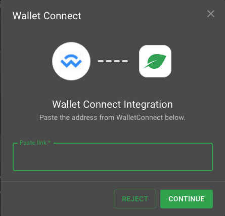 aktualizacja klienta chia - walletconnect