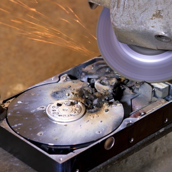 Destroying hard drives - waste or necessity?