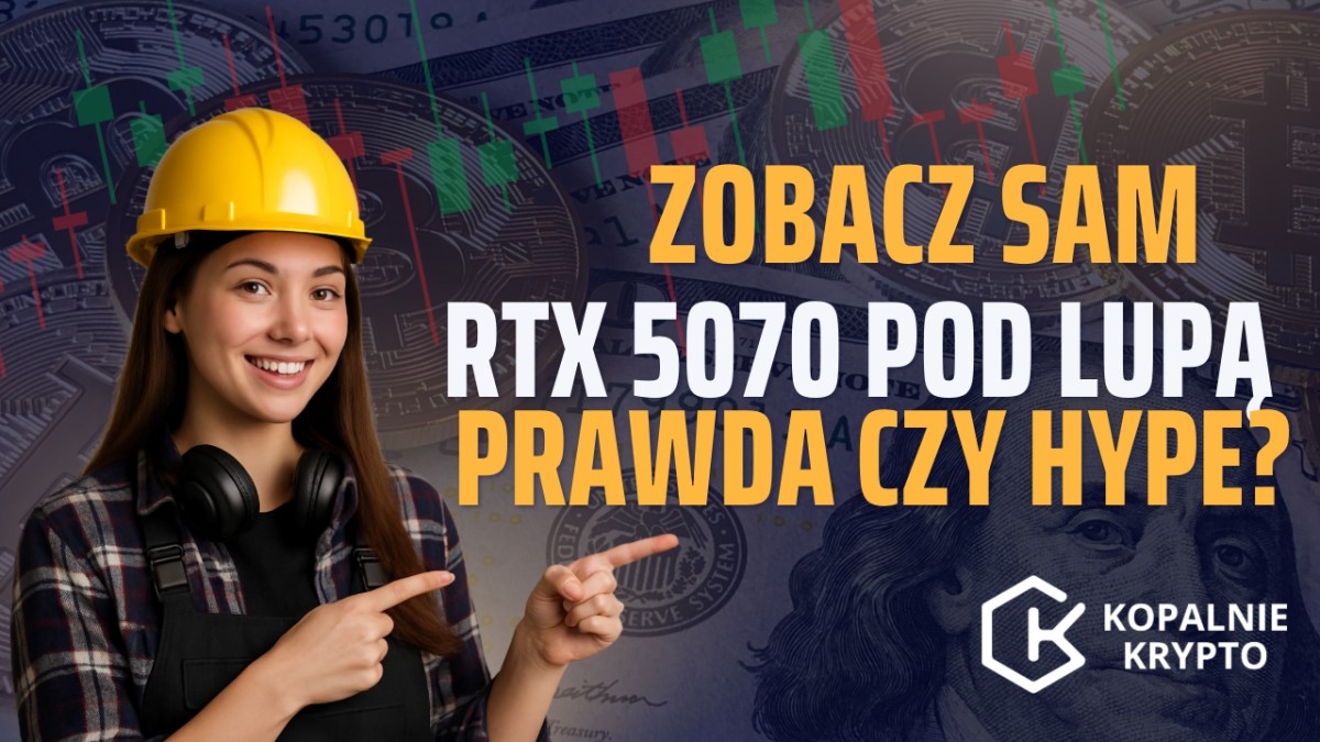 Instalacja koparki kryptowalut GeForce RTX5070