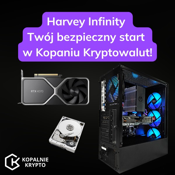 Harvey Infinity - Twój bezpieczny start w Kopaniu Kryptowalut!